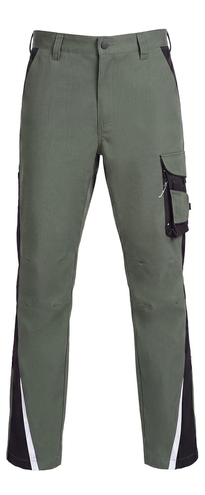 Брюки ProfLineLeader (тк.Хлопок/Спандекс,260), хаки/черный