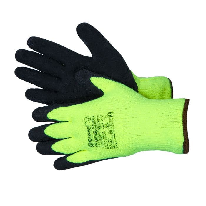 Перчатки Gward Freeze из акриловой пряжи с начесом + вспенен. латекс, L5004