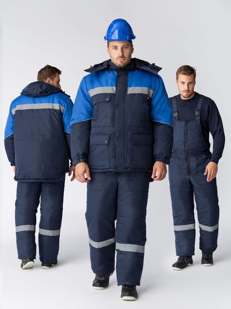 Костюм сварщика (тк. Брезент + спилк 1,9+ м.кв.) утепленный